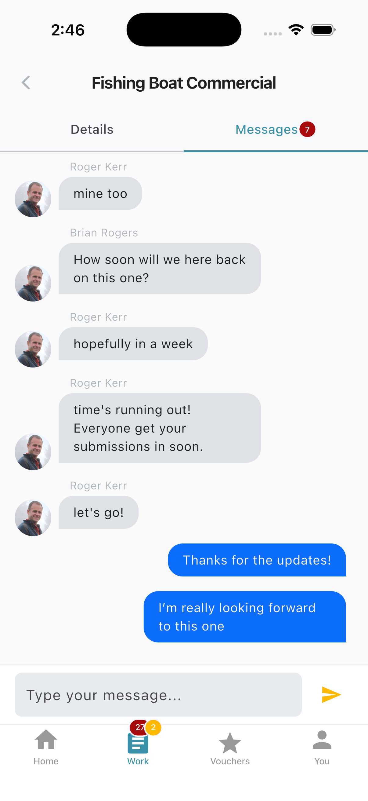 Preview of Modlie app Voucher page
